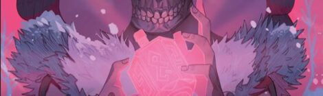 Portada de Gwalarn, novela gráfica de fantasía oscura de Vanesa Figal y Carlos Mercé Vila publicada por Nuevo Nueve