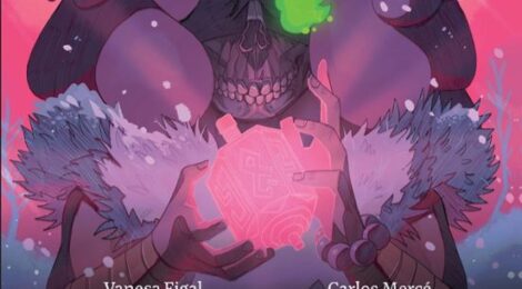 Portada de Gwalarn, novela gráfica de fantasía oscura de Vanesa Figal y Carlos Mercé Vila publicada por Nuevo Nueve